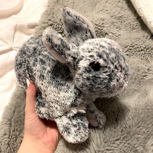 Grey & White bunny Plush